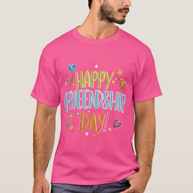Camiseta Feliz Dia da Amizade (Frente)