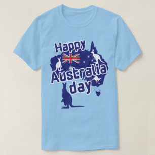 Camiseta Feliz Dia da Austrália