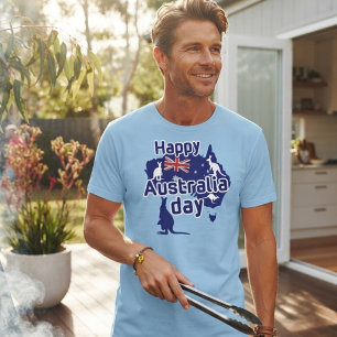 Camiseta Feliz Dia da Austrália