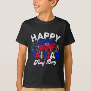 Camiseta Feliz Dia da Bandeira do Haiti Orgulho do Haiti 18