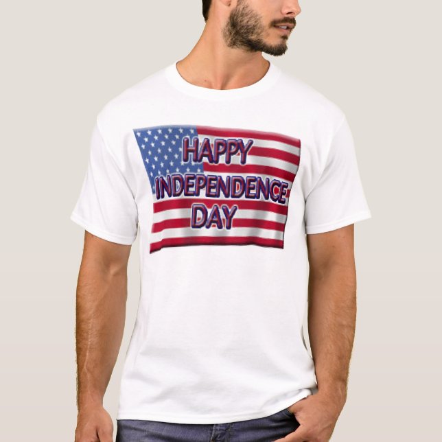 Camiseta Feliz Dia da Independência (Frente)