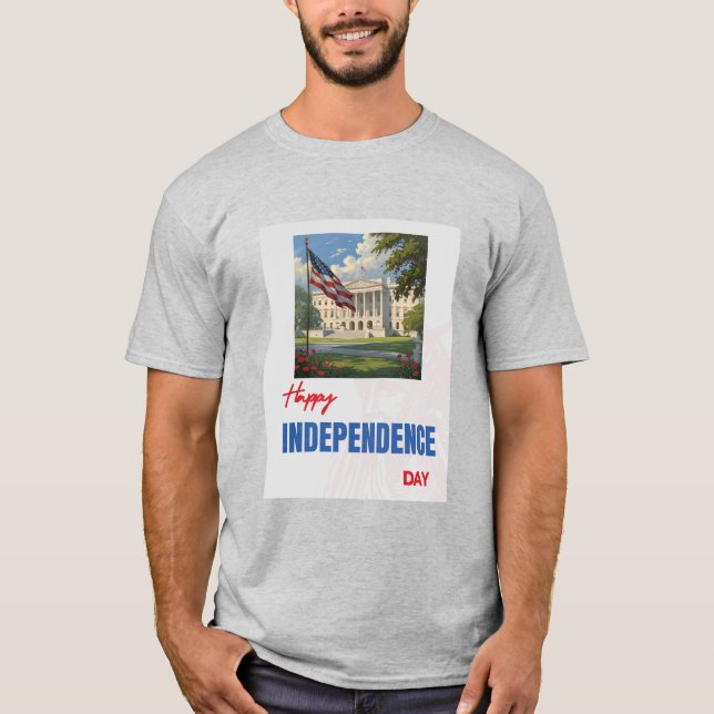 Camiseta "Feliz Dia da Independência" (Frente)