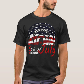 Camiseta Feliz Dia da Independência 2022, Feliz 4 de julho 