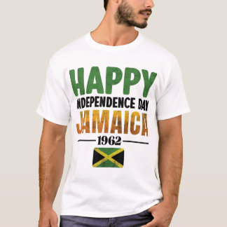 Camiseta Feliz Dia da Independência Jamaica 1962