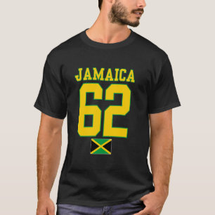 Camiseta Feliz Dia da Independência Jamaica 62 Anos Orgulho