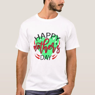 Camiseta Feliz Dia da Mãe Amor Coração Bonita Mãe Ama Mãe