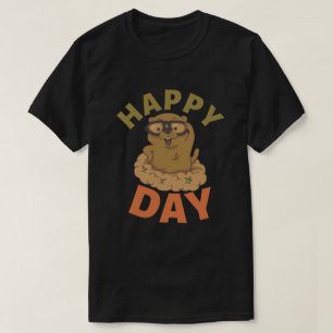 Camiseta Feliz Dia da Marmota 