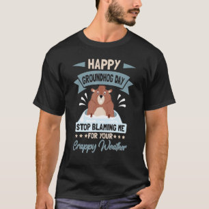Camiseta Feliz Dia da Marmota