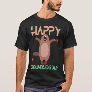 Camiseta Feliz Dia da Marmota 2023 Dia da Marmota