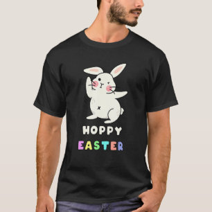 Camiseta Feliz Dia da Páscoa Feliz Coelhinho