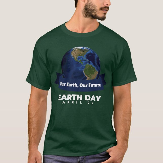 Camiseta Feliz Dia da Terra (Frente)