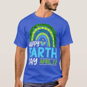 Camiseta Feliz Dia da Terra 2022 Rainbow Trendy 52nd Annive