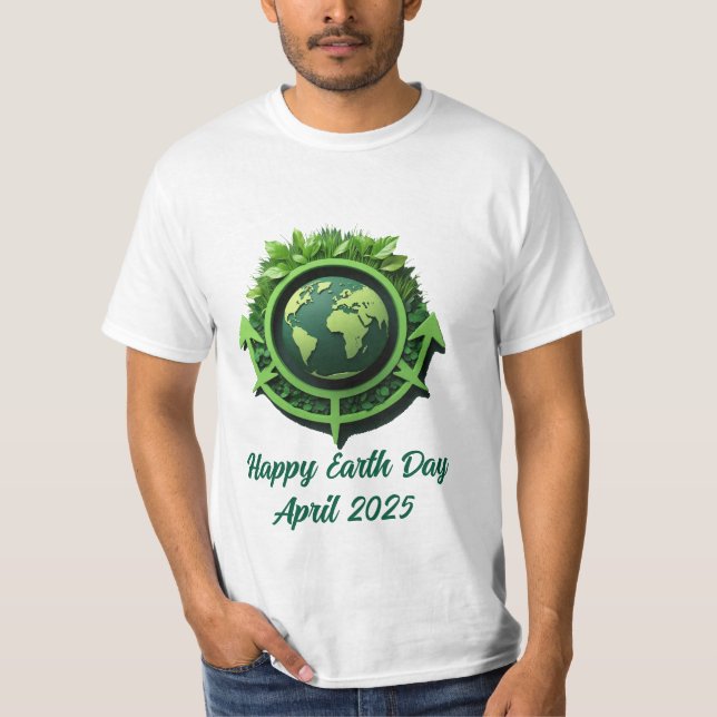 Camiseta Feliz Dia da Terra 2025 (Frente)