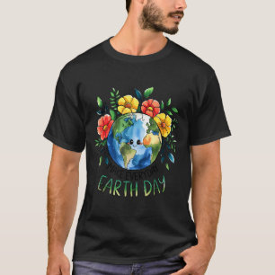 Camiseta Feliz dia da terra 2026 retrô descolado dia da ter