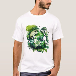 Camiseta Feliz dia da terra celebração 2026