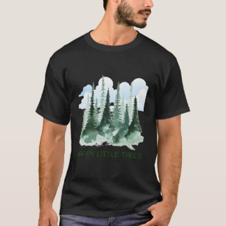 Camiseta Feliz Dia da Terra em Árvore, Bob Estilo Homens Me