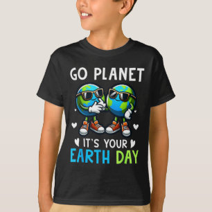 Camiseta Feliz Dia da Terra Legal A Terra Vai Planeta É Seu