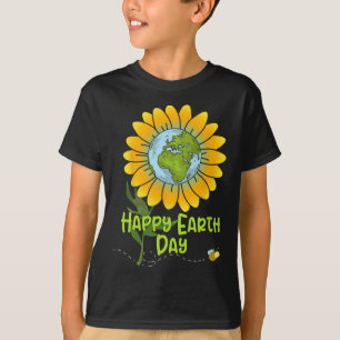 Camiseta Feliz Dia da Terra Todos os Dias Crianças de Giras