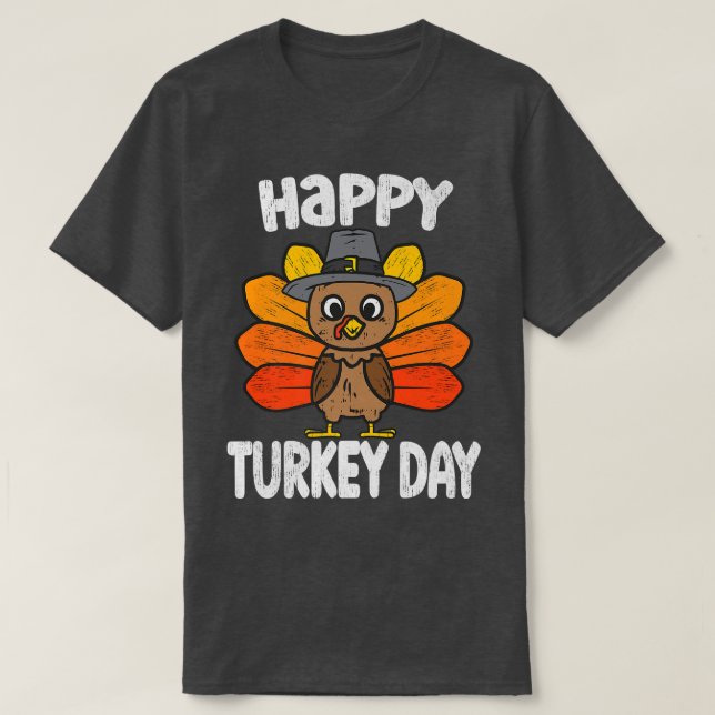Camiseta Feliz Dia da Turquia Engraçado Ação de Graças 2022 (Frente do Design)