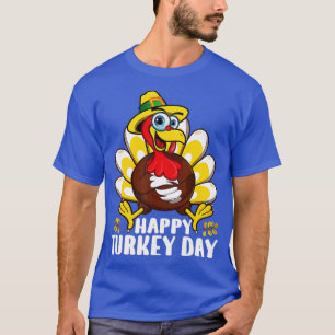 Camiseta Feliz Dia Da Turquia Peregrinação Turquia Pela Açã
