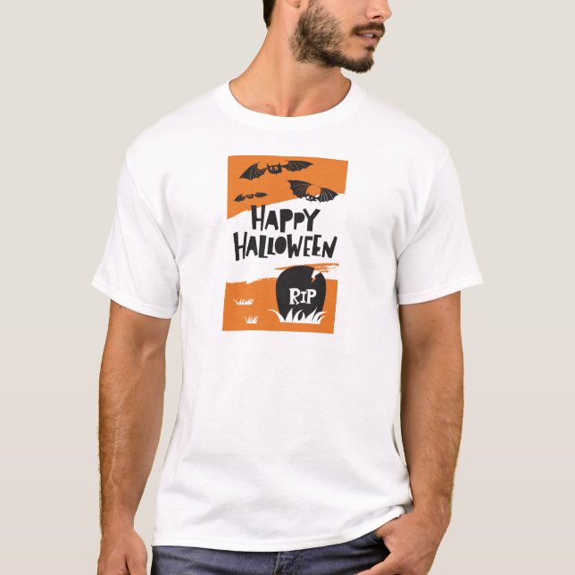 Camiseta Feliz Dia das Bruxas (Frente)