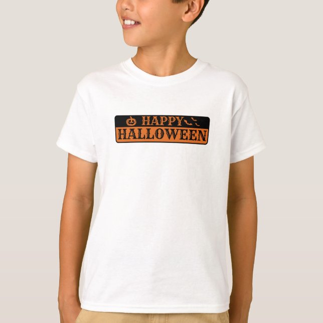 Camiseta Feliz Dia das Bruxas (Frente)