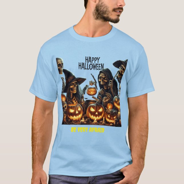 Camiseta Feliz Dia das Bruxas (Frente)