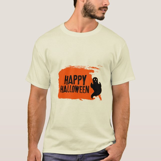 Camiseta Feliz Dia das Bruxas (Frente)