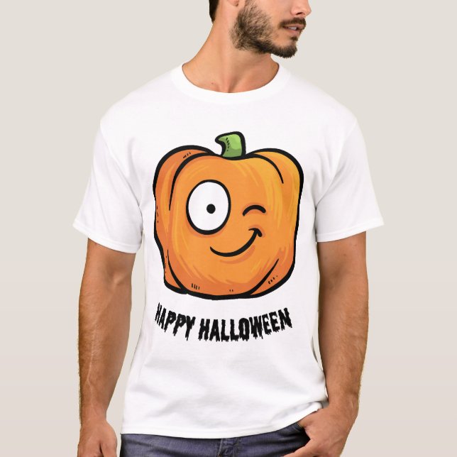 Camiseta Feliz Dia das Bruxas (Frente)
