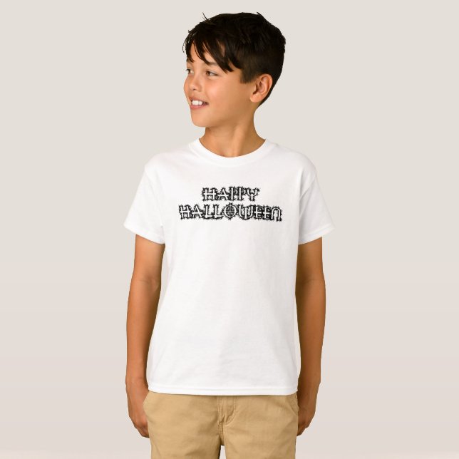 Camiseta Feliz Dia das Bruxas (Frente Completa)