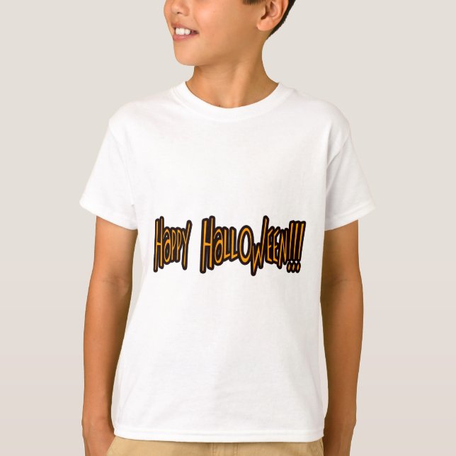 Camiseta Feliz Dia das Bruxas (Frente)