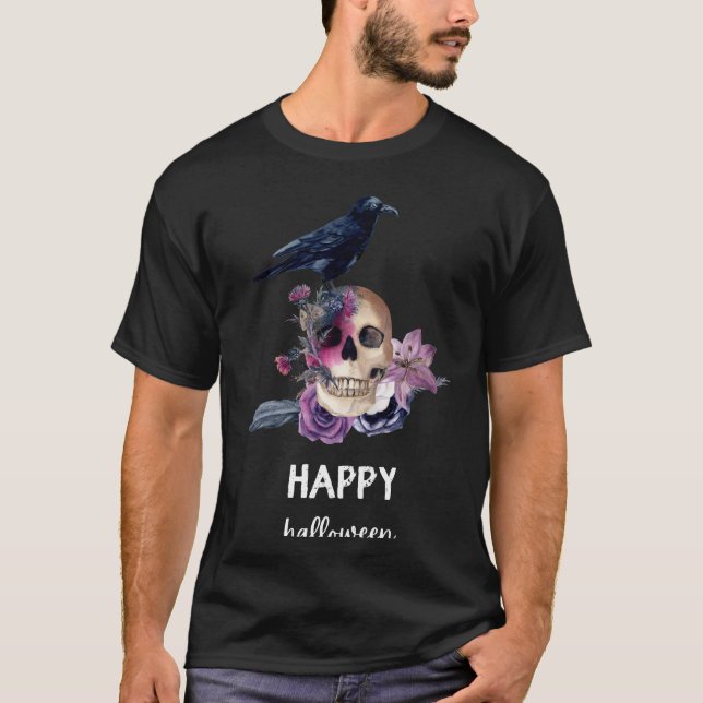 Camiseta Feliz Dia das Bruxas (Frente)