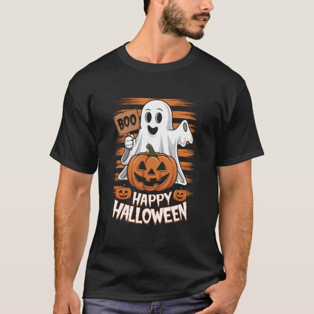 Camiseta Feliz Dia das Bruxas (Frente)