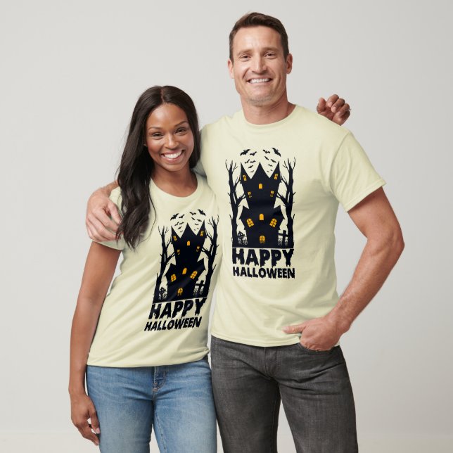 Camiseta Feliz Dia das Bruxas (Unissex)