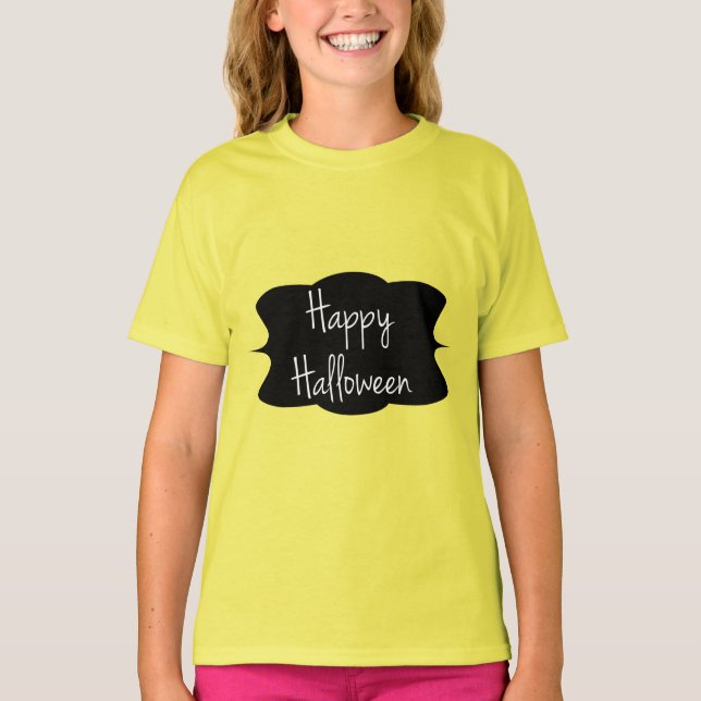 Camiseta Feliz Dia das Bruxas (Frente)