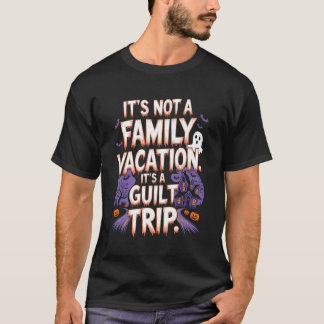 Camiseta Feliz Dia das Bruxas da Culpa de Férias Familiares