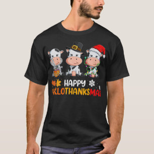 Camiseta Feliz Dia das Bruxas de Hallothanksmas