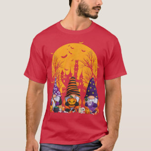 Camiseta Feliz Dia das Bruxas de Outono Pumpkins Cai H