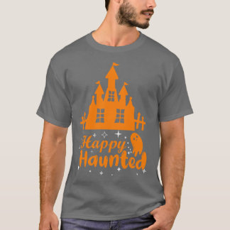 Camiseta Feliz Dia das Bruxas Engraçado, Lua do Dia das Bru