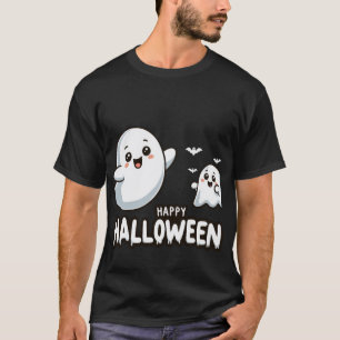 Camiseta Feliz Dia das Bruxas Fantasmas Fantasmas Crianças 