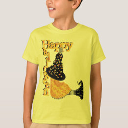 Camiseta Feliz Dia das Bruxas Feiticeira