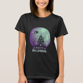 Camiseta Feliz Dia das Bruxas Halloween
