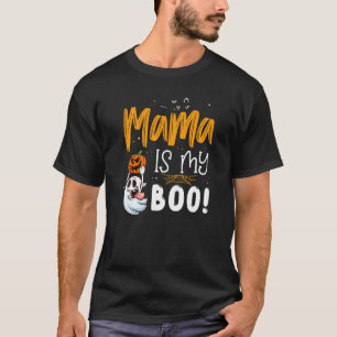 Camiseta Feliz Dia das Bruxas Mamãe é meu Boo Família Combi