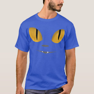 Camiseta Feliz Dia das Bruxas Olhos de Gato Assustadores As