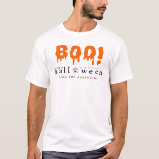 Camiseta Feliz Dia das Bruxas Spooky Jack-o'-lanterna