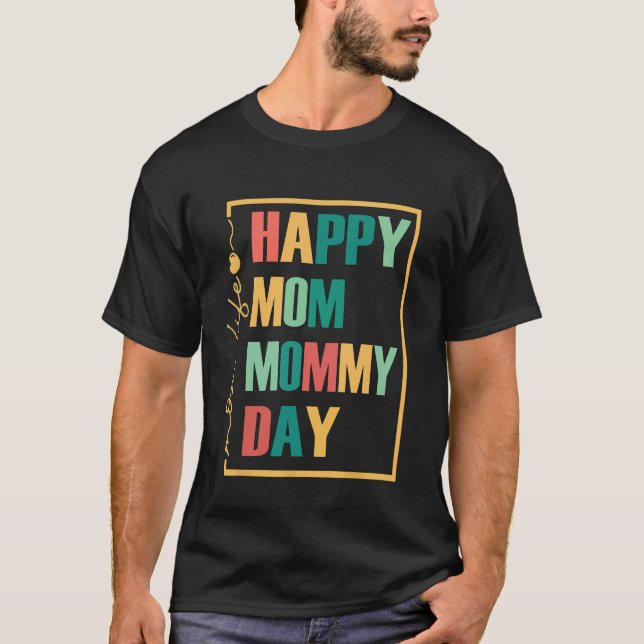 Camiseta feliz dia das mães (Frente)
