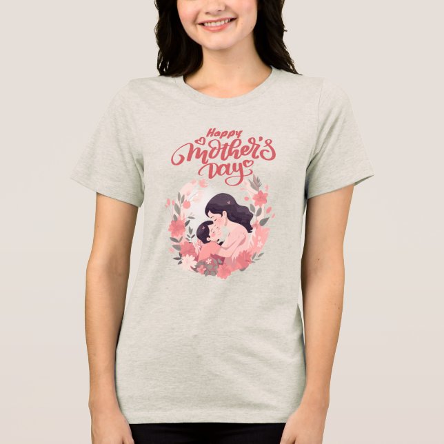 Camiseta Feliz Dia das Mães (Frente)