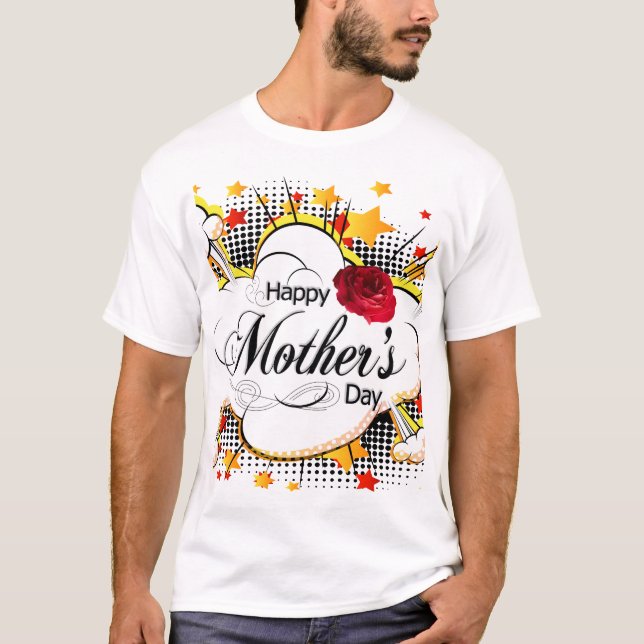 Camiseta Feliz dia das mães (Frente)