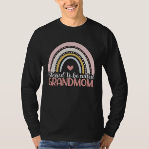 Camiseta Feliz Dia das Mães Abençoado Por Ser Chamado de Vo
