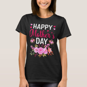 Camiseta Feliz dia das mães floral mamãe avó flores mamãe